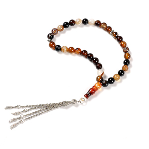 <span class=keywords><strong>Tasbih</strong></span> Unisex de Piedra Allah, <span class=keywords><strong>Tawaf</strong></span> Tesbih, Cuentas de Oración Musulmanas de Granate Natural, Brazalete de Moda para Hombres y Mujeres - Product Image 1