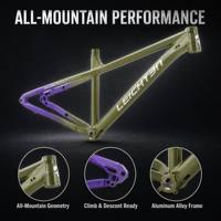 Rangka MTB Hardtail All Mountain dari Aluminium Alloy 29er, Rem Cakram, Pemasangan Kabel Internal, untuk Mendaki, Turun Bukit, dan Trail