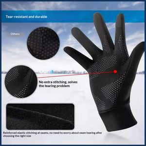 <span class=keywords><strong>Gants</strong></span> de ski en tissu extensible, design ergonomique, compatibles avec les écrans tactiles, isolation thermique, détails réfléchissants pour une utilisation en plein air - Product Image 2