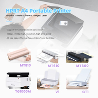 Impresora Portátil de Documentos HPRT MT800 A4, Impresora Inalámbrica para Oficina, Archivos PDF, Impresora de Mano A4 Compatible con BT