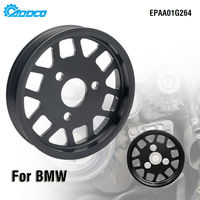 ADDCO - EPMAN CNC 6061-T6 Kit de courroie serpentine pour pompe de direction assistée et pompe à eau en aluminium usiné pour BMW E39 E46 Z3 EPAA01G264