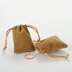 PackSecret Custom Logo Printed Green Long Velvet Pouch <b>Personalised</b> Suede Drawstring Rope <b>Bag</b> for Jewelry Watches for <b>Gifts</b> - Product Image 4