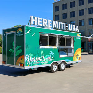 รถขายอาหารเคลื่อนที่ Honlu พร้อมอุปกรณ์ครบครันสำหรับขายเครื่องดื่มค็อกเทล เบียร์ น้ำผลไม้ สมูทตี้ บาร์เคบับ อาหารจานด่วน ไอศกรีม และกาแฟ - Product Image 3