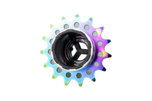 <span class=keywords><strong>Cassette</strong></span> <span class=keywords><strong>de</strong></span> vélo <span class=keywords><strong>vtt</strong></span> ZUKKA à vitesse unique compatible avec le <span class=keywords><strong>corps</strong></span> <span class=keywords><strong>de</strong></span> roue libre HG 18T noir - Product Image 4