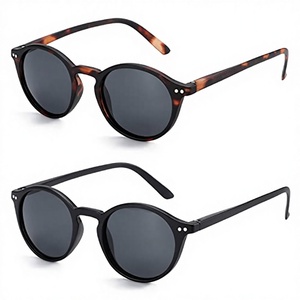 ZENOTTIC 2 pares de gafas de sol polarizadas para hombres y mujeres, gafas de sol cuadradas vintage de estilo retro, protección UV400 Cat.3, uso en exteriores - Product Image 3