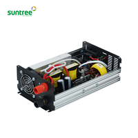 उच्च दक्षता डीसी 12V 24V करने के लिए एसी 220V 500W 1000W 1200W 1500W 2000W 3000W शुद्ध साइन लहर शक्ति औंधा