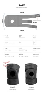 Vente en gros, équipement de protection pour sports de plein air, genouillères antidérapantes en nylon respirant pour l'alpinisme, le <span class=keywords><strong>basket</strong></span>-ball et le football - Product Image 5