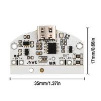 1PCS type-C table lamp circuit board USB charging three gear stepless dimming led touch small night lamp control module