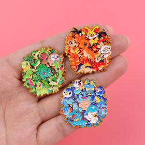 Broche de Metal de Alta Qualidade com Desenho Animado, Artesanato Criativo, Coleção Pokémon, Acessórios de Vestuário, Pins de Lapela de Esmalte Duro de Metal - Product Image 2