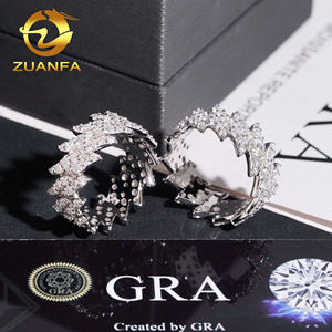 Custom Hip Hop Thorns Iced Out 925 Sterling Silver Fine Jewelry Cuban Diamond Mossanite Moissanite <strong>Ring</strong> <strong>for</strong> <strong>Men</strong> - Product Image 6
