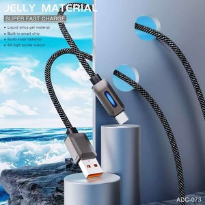 Type <b>C</b> Data <b>Cable</b> 1M Nylon Fast Charge For Mobile Phone <b>USB</b> <b>To</b> Type <b>C</b> - Product Image 1