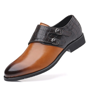 Scarpe Eleganti da Uomo <span class=keywords><strong>AHMED</strong></span> con Rialzo Interno, Suola Spessa in Metallo, Antiscivolo, Resistenti all'Usura, Leggere, in PU, Stile Oxford, per Ufficio e Cerimonie - Product Image 1