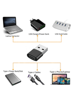 Konverter adaptor kabel, USB C Tipe C betina ke USB jantan, konektor OTG untuk Aksesori Game Xiaomi Macbook
