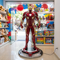 Statue en résine Iron Man MK50 grandeur nature, peinte à la main, sculpture de super-héros, figurine d'art, décoration d'intérieur, objet de collection, cadeau