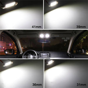 Luz interior para coche, luz de lectura con decodificación de disipación de calor de doble punto, luz de techo, luz LED para matrícula de 31, 36, 39, 41 mm - Product Image 5