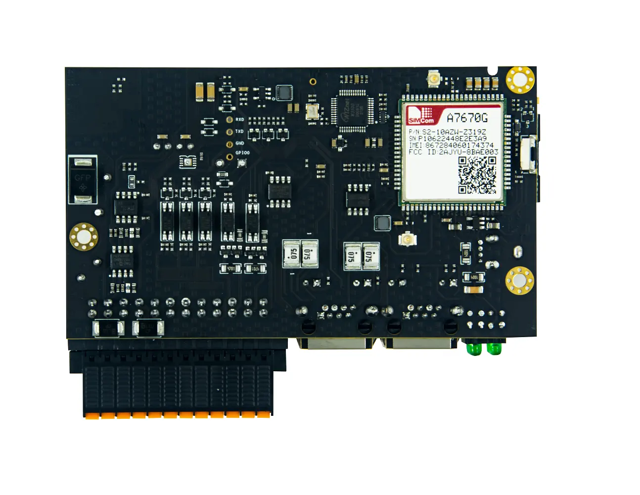 ESP32 מבוסס על מארח בקרה בדרגה תעשייתית PLC בקר משתלב לתכנות EDGEBOX לינוקס 4G חישוב LORAEdge