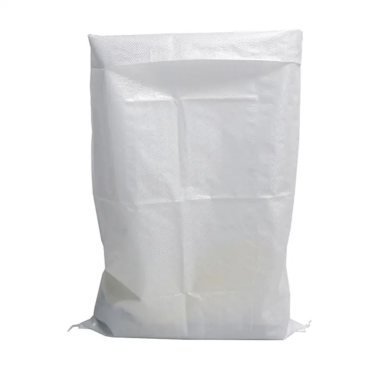 नए आगमन सफेद पैकेजिंग चीनी गेहूं चावल बीज पॉलीप्रोपाइलीन कृषि बोरियां पीपी बुना बैग