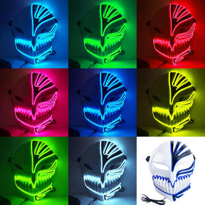 Máscara <span class=keywords><strong>de</strong></span> <span class=keywords><strong>purga</strong></span> <span class=keywords><strong>de</strong></span> máscara <span class=keywords><strong>de</strong></span> miedo con luz <span class=keywords><strong>de</strong></span> 10 colores para <span class=keywords><strong>disfraz</strong></span> <span class=keywords><strong>de</strong></span> Cosplay <span class=keywords><strong>de</strong></span> Halloween. - Product Image 2