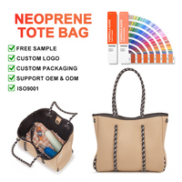 Sac fourre-tout de plage en néoprène imperméable pour femme, grand format, idéal pour l'été et les voyages en extérieur – Vente en gros fabricant