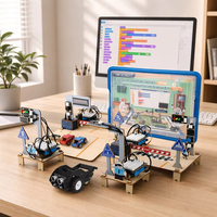 Kits Educativos de Tráfico Inteligente ACEBOTT, Proyecto STEM Escolar, ESP32 DIY ACECode, Juguetes Educativos Programables para Adolescentes con Arduino
