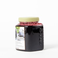 Boduo 1KG Blueberry Jam with Real Blueberry Pieces Natural Tart Sweet Flavor for Bubble Tea & Desserts