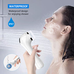 Cepillo de limpieza <span class=keywords><strong>facial</strong></span> sónico inalámbrico todo en 1 2024, dispositivo de cepillo de limpieza <span class=keywords><strong>facial</strong></span> eléctrico impermeable exfoliante - Product Image 2