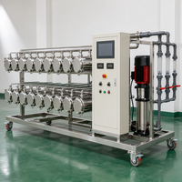 Unité pré-assemblée sur châssis de filtration mécanique en acier au carbone, capacité de 5000 L/heure, garantie 1 an pour le traitement des eaux industrielles