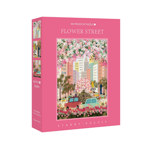 500 pièces de <span class=keywords><strong>puzzle</strong></span> magnétique en bambou pour adultes - Thème de la ville fleurie - Cadeau DIY - Product Image 4