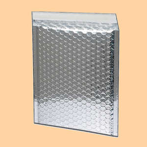 ถุงโฟม PE แบบมีกาวในตัวสองด้าน ขายส่ง แบบหนา บุฟอยล์อะลูมิเนียมสีเงิน - Product Image 1