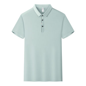 Customized Polo Shirt Solid Color Moisture Wicking Short Sleeve For Corporate Work Uniforms Men Women Daily Wear - Product Image 4