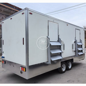 Caravane de camping moderne de 2,2 m avec deux pièces, conteneur de salle de bain portable, toilettes mobiles VIP pour l'extérieur - Product Image 4