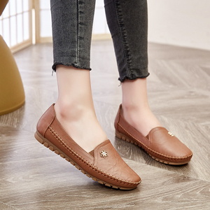 <span class=keywords><strong>Nouveautés</strong></span> 2026 : Mocassins en cuir PU pour femmes, chaussures plates confortables à enfiler, chaussures de conduite décontractées pour femmes - Product Image 3