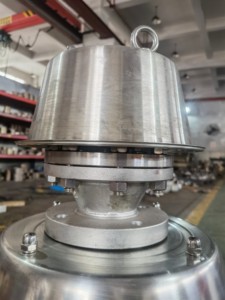 Nhiệt độ trung bình Thép không gỉ deflagration ngọn lửa arrester Hướng dẫn sử dụng cuối của dòng khí phương tiện truyền thông - Product Image 4