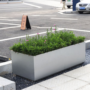 Grands pots <span class=keywords><strong>de</strong></span> fleurs en métal pour décoration extérieure, jardin, plantes - Product Image 4