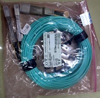 Kabel Tembaga Pasif Mellanoxmcp1650-h001e30 980-9i548-00h001, ib Edr, Hingga 200gb/s, Qsfp56, Lszh, 1m, Black Pulltab, 30awg