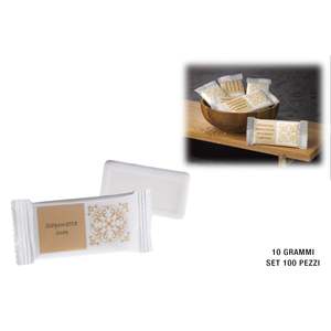 Acanto Confezione da 100 Saponette Monouso Confezionate Singolarmente - Sapone Premium con Involucro Individuale - Product Image 1