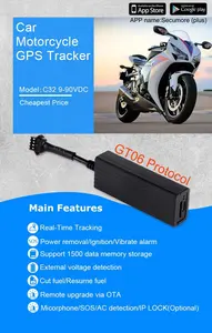 C32 Gps Tracker Portable GPS Tracker Remotely Cuts Off Oil And Electricity