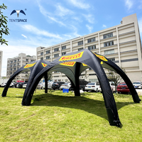 Tente gonflable durable et personnalisée de grande taille, imperméable, en forme de dôme, pour les salons automobiles, les courses, les expositions et les événements