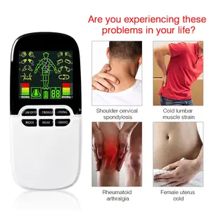 8 kanal Tens Ems makine ağrı kesici masaj dijital terapi darbeli masaj aleti Ems cihazı