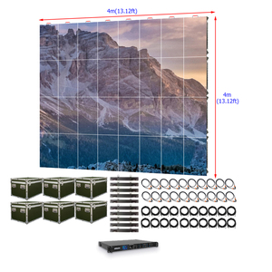 Écran LED extérieur 4x4 P3.91, panneau LED pour événements, haute luminosité, panneau LED de location 3.9mm, mur - Product Image 5