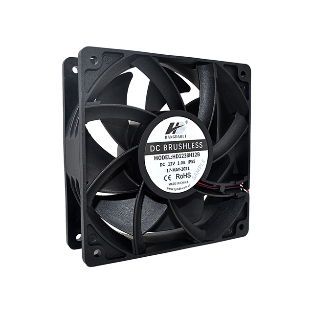 Server Fan 120 mm 120x120x38mm 12v 6000rpm 4pin Pwm Cooling Fans Bidirectional Fan