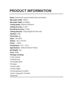 Máquina Cortadora de Hidrogel VIMSHI, <span class=keywords><strong>Protector</strong></span> de Pantalla Impermeable <span class=keywords><strong>para</strong></span> Teléfono Móvil, Máquina de Corte Libre <span class=keywords><strong>para</strong></span> Celulares - Product Image 6