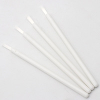 Vente en gros Yiwu 50 pièces/paquet Brosse à lèvres en nylon solide Brosse à lèvres multifonctionnelle Brosse à cosmétiques portable Style petit emballage OPP