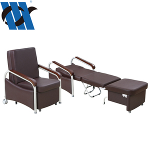 ПВХ искусственная кожа складной диван кровать медицинское кресло используется трансформер больничный стул кровать - Product Image 6