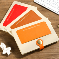 Carnet en PU bicolore personnalisé avec pochette à boucle magnétique, couverture A5, journal d'affaires, logo en relief, cadeau d'entreprise personnalisable, agenda