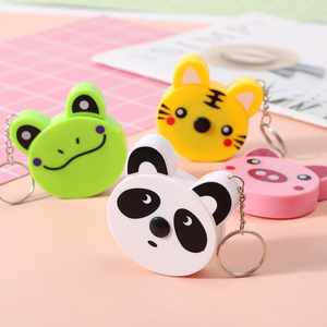 Porte-clés ruban à mesurer rétractable personnalisé QYS, 150 cm, motif animal de dessin animé, souple, cadeau promotionnel - Product Image 4