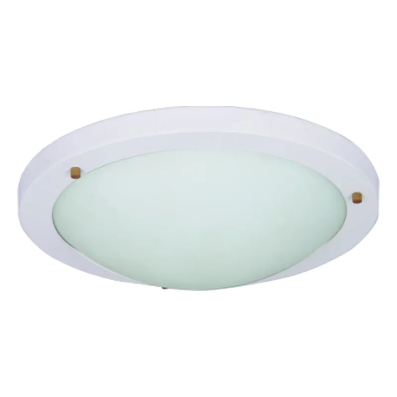 シーリングライトE27ランプホルダー/LEDシーリングフィッティング、ベースにOPAL GLASS COVER BATHROOM LIGHT IP44