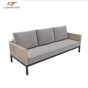 Ensemble <span class=keywords><strong>de</strong></span> canapés d'angle sectionnels en osier <span class=keywords><strong>de</strong></span> <span class=keywords><strong>jardin</strong></span> <span class=keywords><strong>de</strong></span> bonne qualité, meubles d'extérieur agréables - Product Image 5