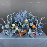 Hochzeitsblumen Veranstaltungsort-Dekoration Bodenstehende Blumenarrangements Verlobungsdekorationen Seidenblumen-Akzente Gangdekoration