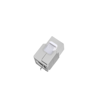 Prise réseau trapézoïdale Ropassor Cat6A UTP RJ45 RPS-1070T8C6A, câble solide 22-26AWG, garantie 5 ans, assemblage sans outil T568A/B